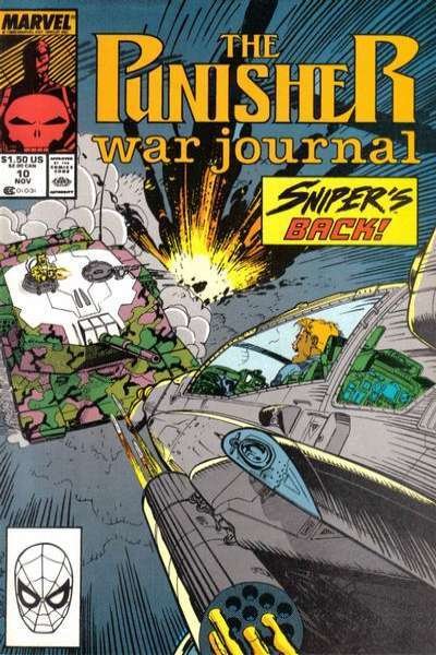 Punisher War Journal (1988 series)  #10, VF+ (Stock photo)