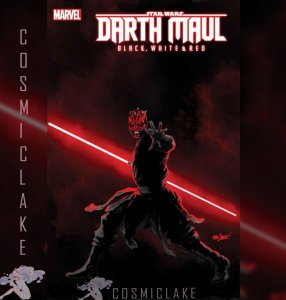 STAR WARS DARTH MAUL BLACK WHITE RED #2 1:25 MARQUEZ RATIO INC VARIANT PRE 5/29☪