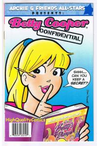 BETTY COOPER CONFIDENTIAL, NM, Promo,ashcan, Archie, 2009 