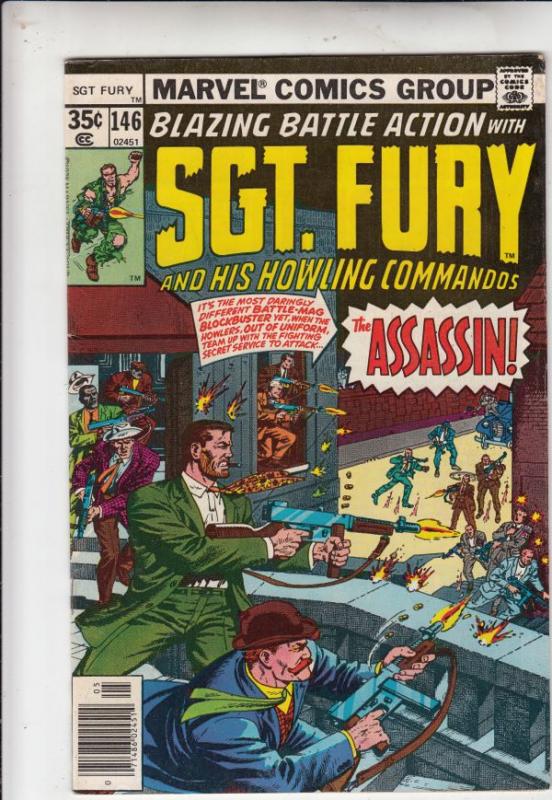 Sgt. Fury and His Howling Commandos #146 (May-78) VG/FN+ Mid-Grade Sgt. Fury,...