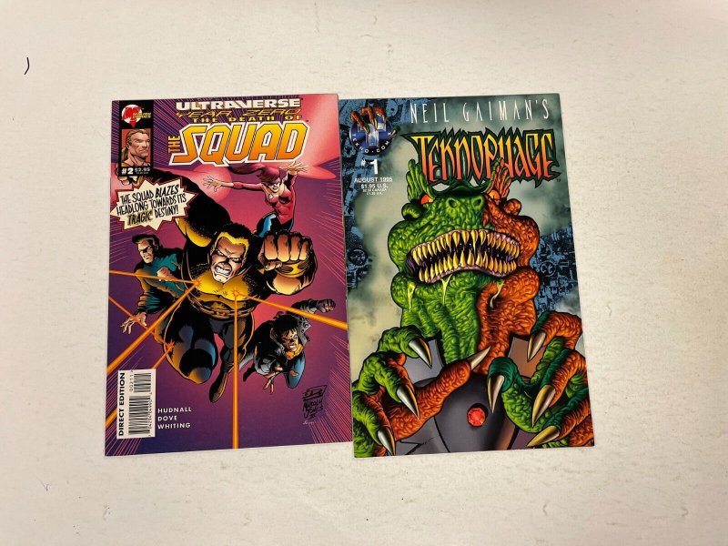 4 Comics Teknophage 1 3 The Squad 2 Turok 29 40 JW22