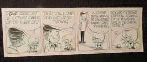 Late 80's Early 90's THE SMITH FAMILY Original Comic Strip Art 16.5x5.5 10/9