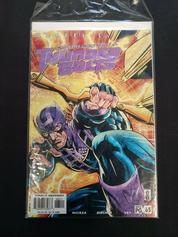 THUNDERBOLTS 5PC (VF/NM) BECOMING HEROES, MOVING TARGETS, SILENT SCREAM! 2002