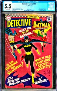 Detective Comics #359 CGC Graded 5.5 Origin & 1st appearance of Batgirl