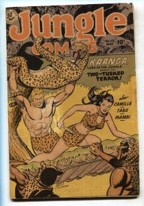 Jungle Comics #113 1949- Fiction House Kaanga- Wambi Vg-