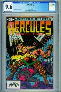 Hercules Prince of Power #1 CGC 9.6 1982- Marvel Comics- 402308006