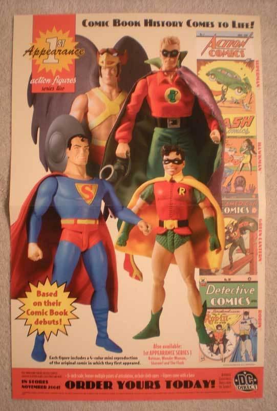 1ST APPEARANCE ACTION FIGURES Promo Poster, 2004, Unused, more in our store