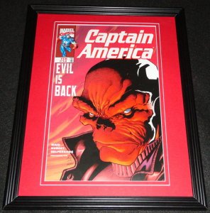 Captain America #14 Red Skull Framed Cover Photo Poster 11x14 Official Repro 