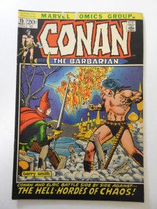 Conan the Barbarian #15 (1972) VG/FN Condition! small tape pull fc