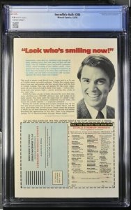 Incredible Hulk #206 1976 Marvel Comics CGC 9.6 White Pages 021