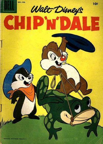 Chip 'n' Dale (1st Series) #8 GD ; Dell | low grade comic December 1956 Walt Dis