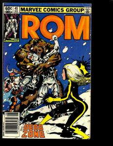 Lot of 8 Rom Marvel Comics # 44 45 46 47 48 50 51 Annual # 2 EK4