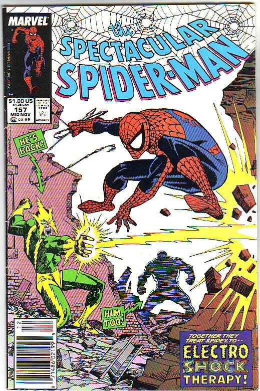 Spider-Man, Peter Parker Spectacular #157 (Dec-89) VF+ High-Grade Spider-Man