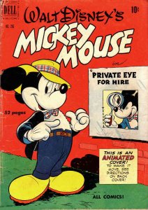 Four Color Comics (2nd Series) #296 GD ; Dell | low grade comic 1950 Mickey Mous