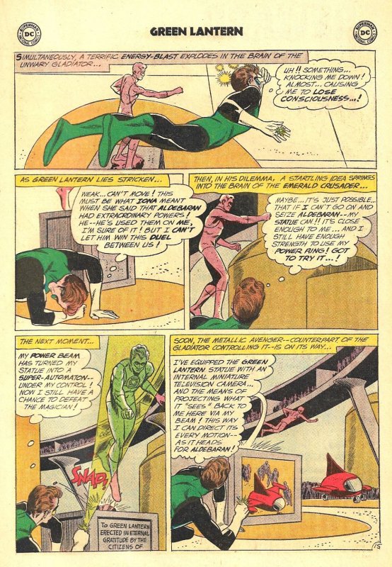 GREEN LANTERN #12 (Apr1962) 6.0 FN ★ Gil Kane!  Hal Jordan as Pol Manning!!