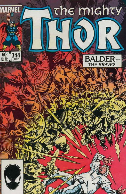 Thor #344 FN; Marvel | save on shipping - details inside