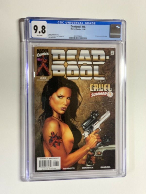 Deadpool 46 cgc 9.8 wp marvel 2000 