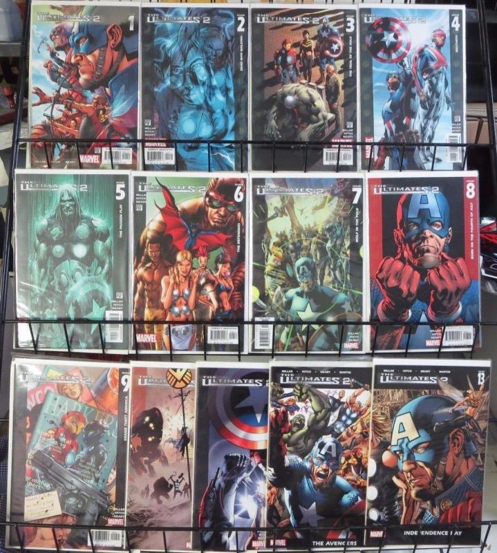 ULTIMATES - Lot of 32 Marvel Comics Books (1999-2007) Ultimate Six Spider-Man VF