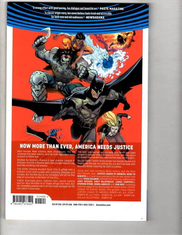 Justice League Of America Road To Rebirth DC Comics Graphic Novel Comic J304
