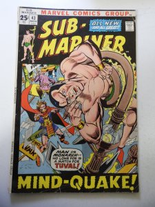 Sub-Mariner #43 (1971) VG Condition