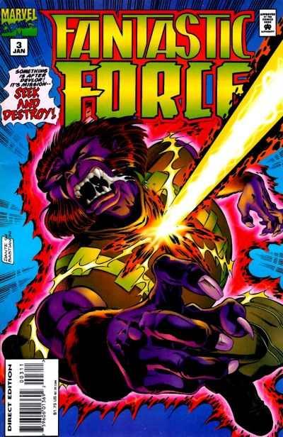 Fantastic Force (1994 series) #3, VF+ (Stock photo)