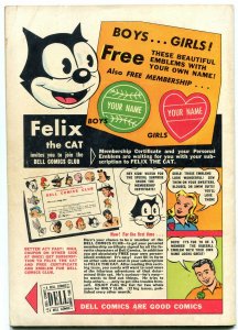 Felix the Cat #16 1950-Beach cover- Dell Golden Age Comic FN+