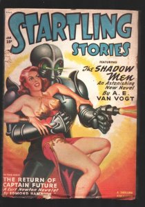 Startling Stories 1/1950-Thrilling-pulp fiction-Robot GGA cover-Edmond Hamilt...
