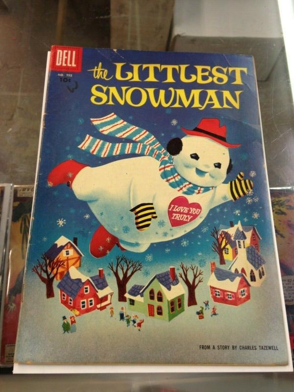 Dell Comics Four Color 755  The Littlest Snowman GD  (Dec. 1956)