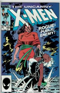 X-men #185 - 9.0 or Better - Rogue Story