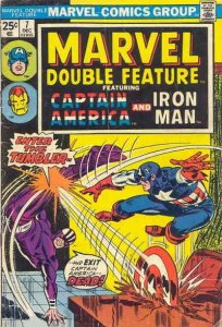 Marvel Double Feature #7 VG ; Marvel | low grade comic Captain America Iron Man