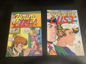 Lot of *2* YOUNG LUST Comix (1971): #1, #3 XXX/Adults! Very Nice Shape!