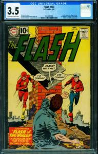 Flash #123 CGC 3.5 DC comic book 1967 First Earth II 1247222009