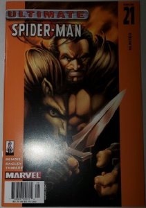 Ultimate Spider-Man Spiderman #21 Marvel Comics Newsstand June Jun 2002 (VFNM)