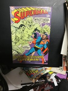 Superman #214  (1969) high-grade Metallo, Zha-Vam Neal Adams cover! VF- Wow!