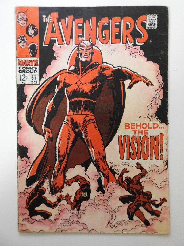 The Avengers #57 (1968) VG Condition! Moisture stain