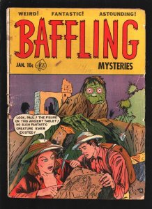 Baffling Mysteries #6 1952Giant Black Widow spider story-Vampire-witches conc...