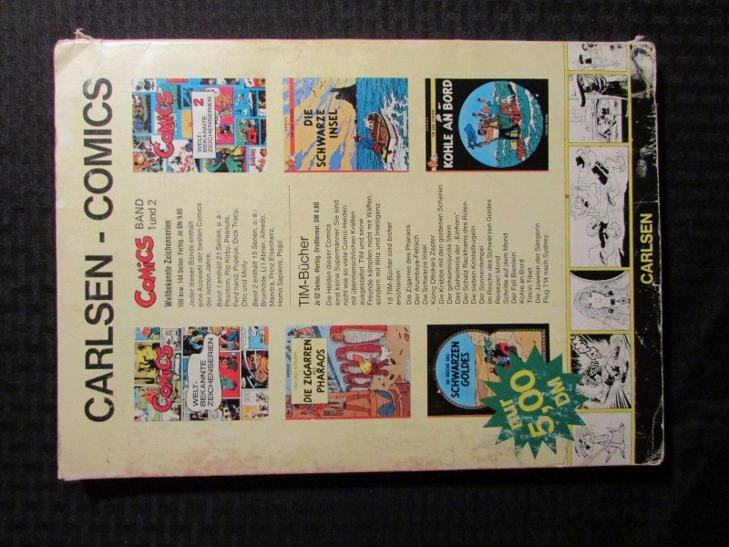 1973 COMICS 3 Carlsen German G/VG 3.0 Steve Canyon Flash Gordon 128pgs