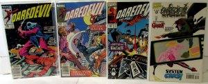 Daredevil Lot 4 #199, 201 N, 292, 330 1991 Marvel Gambit Punisher Black Widow