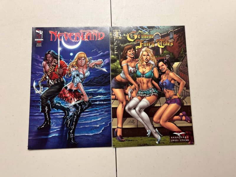 2 Zenescope Grimm's Fairy Tales #45 Neverland #2 83 JW12