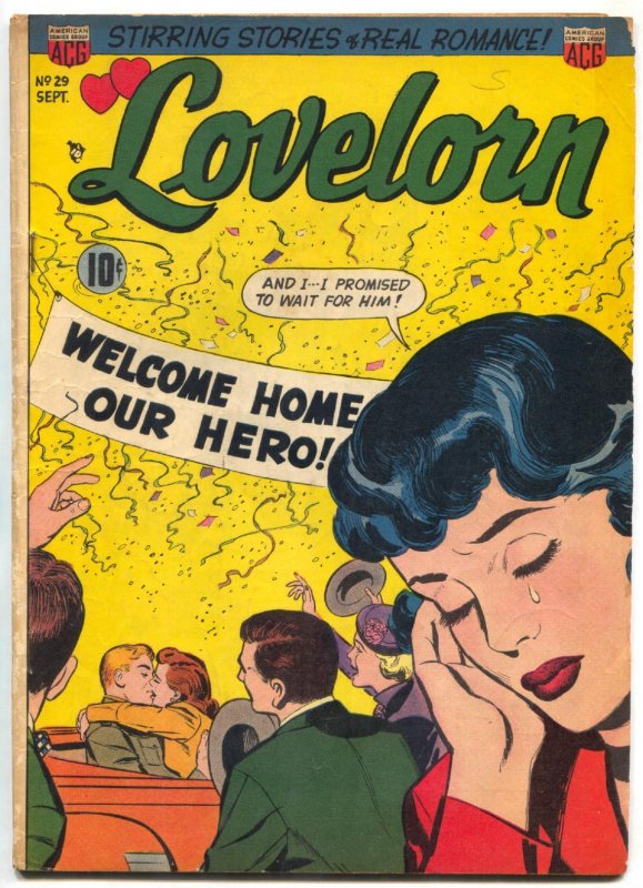 Lovelorn #29 1952- ACG Romance- Fortune Teller story VG
