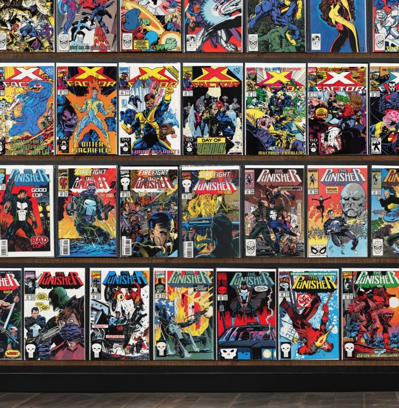 Huge Lot 130+ Comics with The Punisher, X-Factor, Solo Avengers & More!