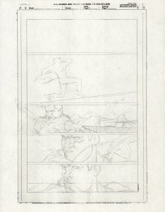 Iron Man & Spider-Man Pencil Page Prelim - A - Art by Joe Quesada