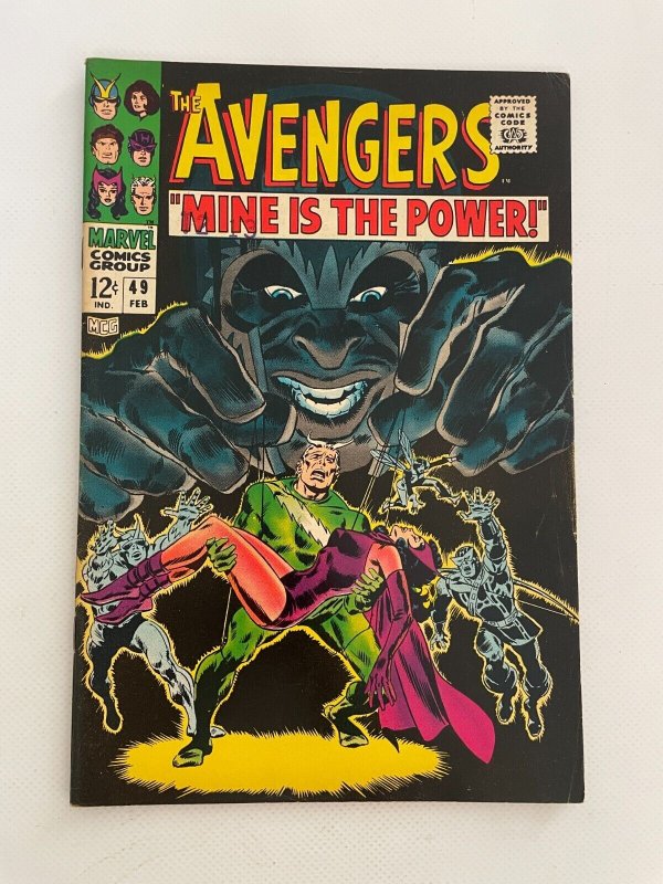 Avengers # 49 NM- Marvel Silver Age Comic Book Thor Hulk Iron Man 4 LI3