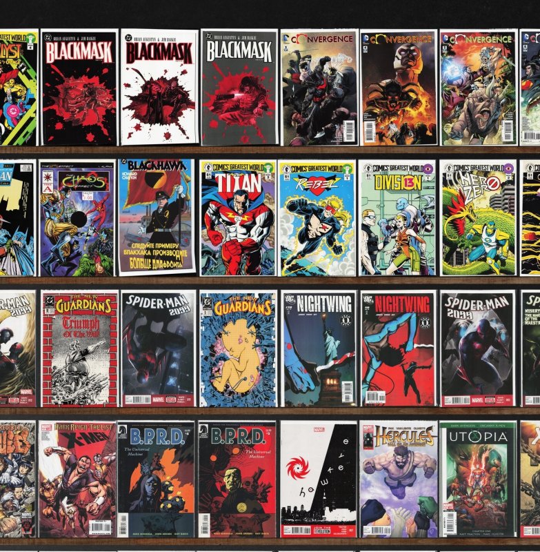Huge Lot 150+ Comics with Nightwing, Spider-Man 2099 & More!