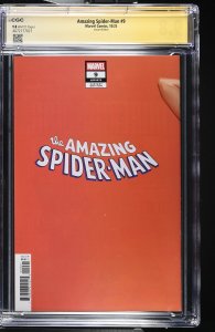 AMAZING SPIDER-MAN #9 MARVEL 2025 J SCOTT CAMPBELL VARIANT SIGNED CGC SS 9.8 NM