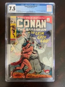 Conan the Barbarian #3 (1971) - CGC 7.5 ! Low Distribution Issue KEY!