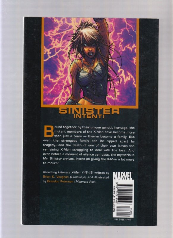 ULTIMATE X-MEN: THE TEMPEST VOL. 9 - TRADE PAPERBACK (6/6.5) 2006