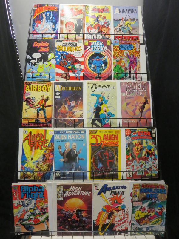 Copper Age Comic Book Library of Issue 1s! Lot of 100Diff Indies Fantasy SciFi!