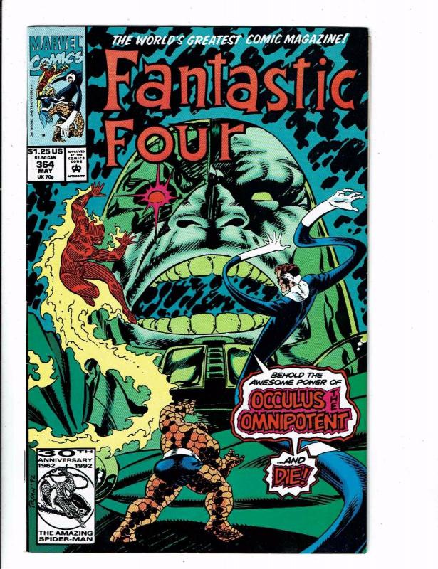 Lot of 6 Fantastic Four Marvel Comic Books #362 363 364 365 366 367 BH18 