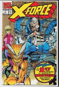 X-Force #1 Second Print Cover (1991) X-Force